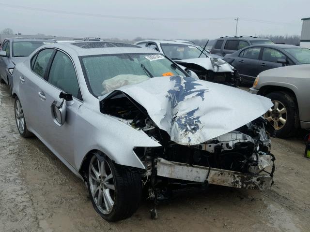 JTHBE262165008696 - 2006 LEXUS IS 350 SILVER photo 1