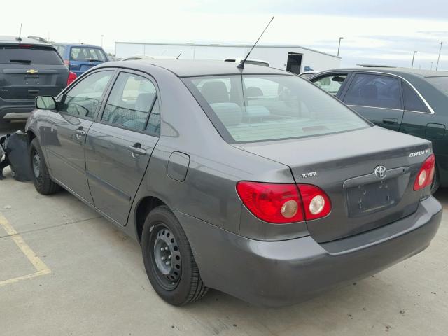 1NXBR32E48Z029140 - 2008 TOYOTA COROLLA CE GRAY photo 3