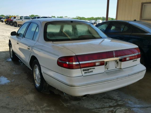 1LNLM97V6VY720530 - 1997 LINCOLN CONTINENTA WHITE photo 3