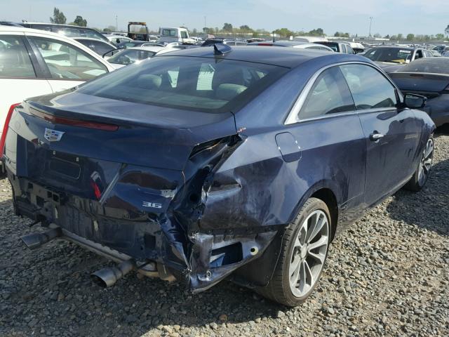 1G6AM1R34F0135358 - 2015 CADILLAC ATS PREMIU BLUE photo 4