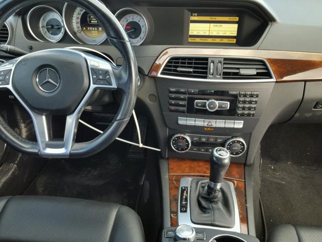 WDDGF4HB5CR211419 - 2012 MERCEDES-BENZ C 250 BLACK photo 9