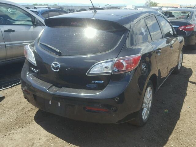 JM1BL1L77D1762000 - 2013 MAZDA MAZDA3I BLACK photo 4