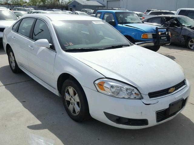 2G1WB5EN9A1249997 - 2010 CHEVROLET IMPALA LT WHITE photo 1