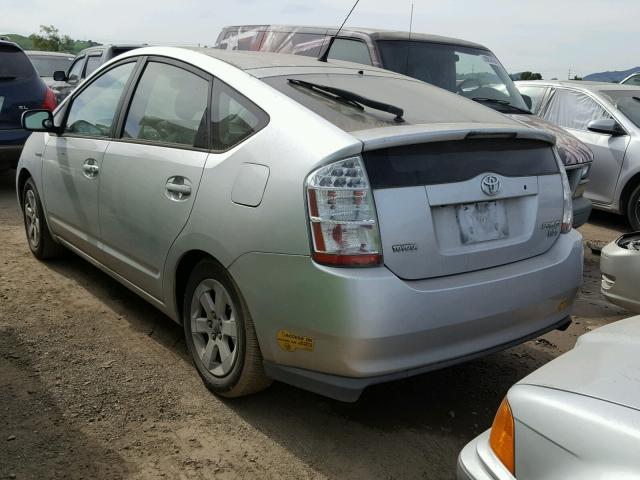 JTDKB20U763158568 - 2006 TOYOTA PRIUS SILVER photo 3