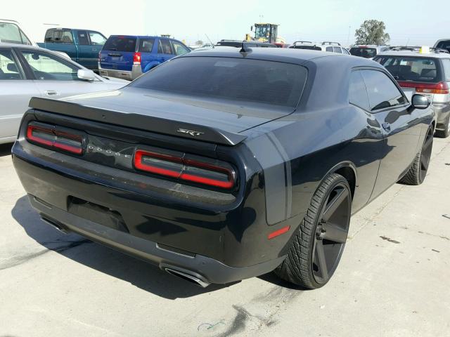 2C3CDZFJ1FH710913 - 2015 DODGE CHALLENGER BLACK photo 4