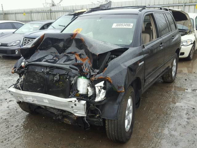 JTEHF21A820087035 - 2002 TOYOTA HIGHLANDER BLACK photo 2