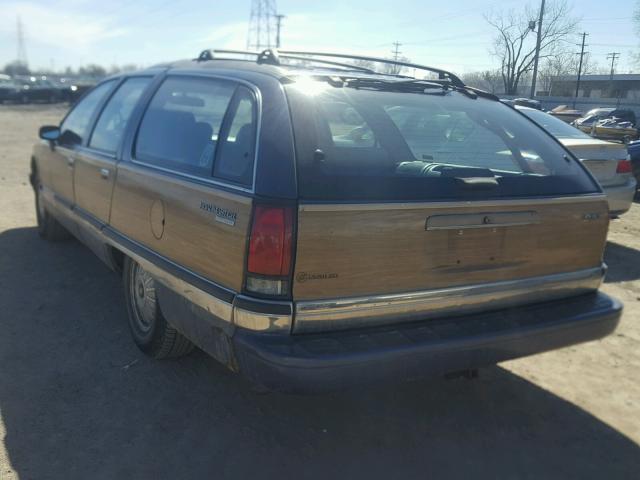 1G4BR82P6RR437853 - 1994 BUICK ROADMASTER BLUE photo 3