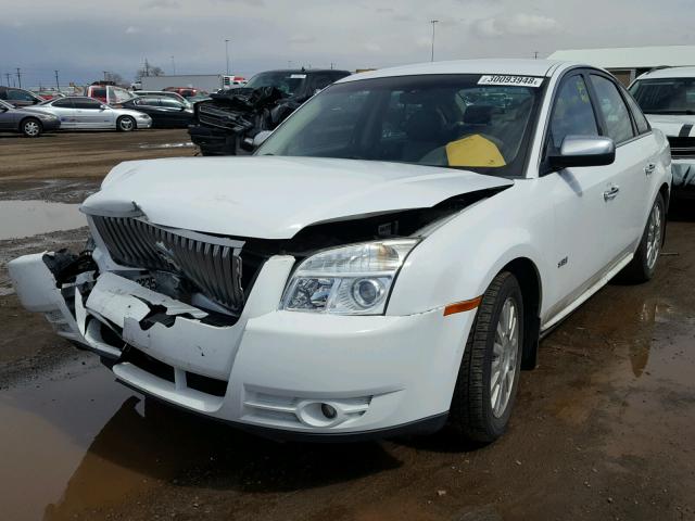 1MEHM40W28G602452 - 2008 MERCURY SABLE LUXU WHITE photo 2