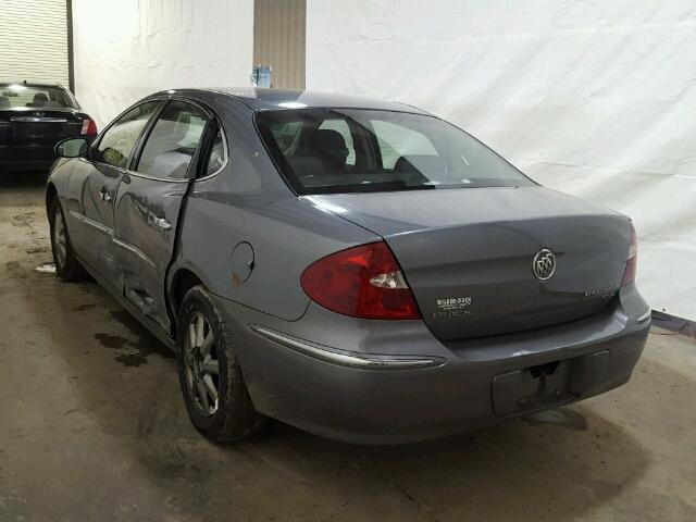 2G4WD582281136739 - 2008 BUICK LACROSSE C GRAY photo 3