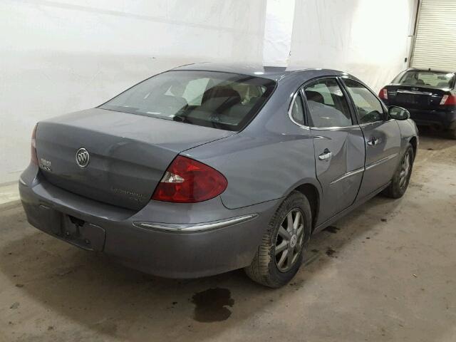 2G4WD582281136739 - 2008 BUICK LACROSSE C GRAY photo 4