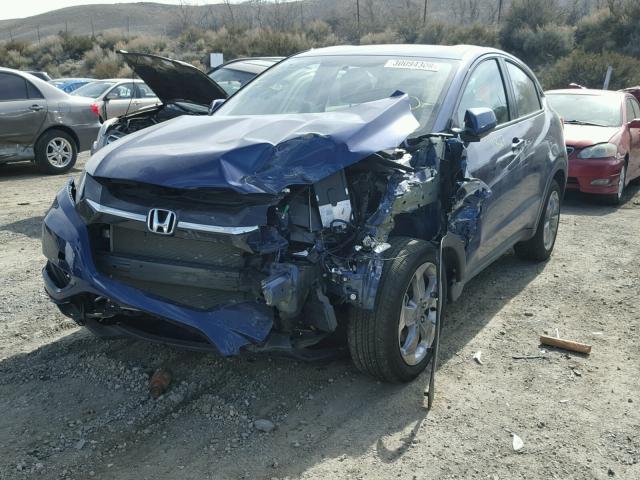 3CZRU6H30GM720901 - 2016 HONDA HR-V LX BLUE photo 2