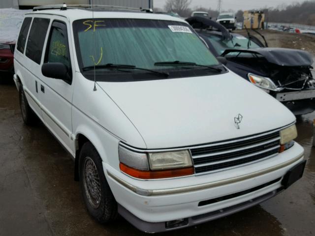 2P4GH55R0MR231287 - 1991 PLYMOUTH VOYAGER LE WHITE photo 1