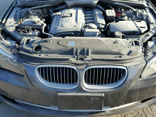 WBANV1C58AC445152 - 2010 BMW 528 XI CHARCOAL photo 7