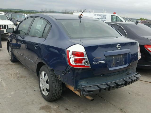 3N1AB61E18L644216 - 2008 NISSAN SENTRA 2.0 BLUE photo 3