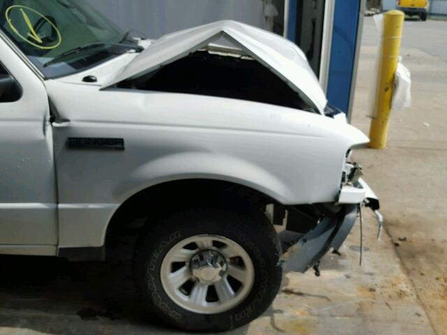 1FTKR1AD7BPA17636 - 2011 FORD RANGER WHITE photo 9