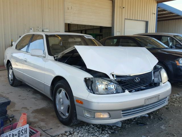 JT8BH28F8Y0171207 - 2000 LEXUS LS 400 WHITE photo 1