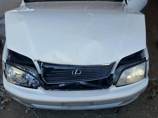 JT8BH28F8Y0171207 - 2000 LEXUS LS 400 WHITE photo 7