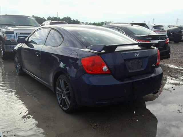 JTKDE177370172876 - 2007 SCION TC BLUE photo 3