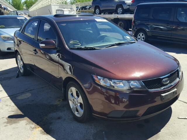 KNAFU4A23A5295277 - 2010 KIA FORTE EX PURPLE photo 1