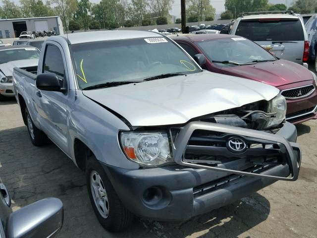 5TENX22N66Z186108 - 2006 TOYOTA TACOMA SILVER photo 1