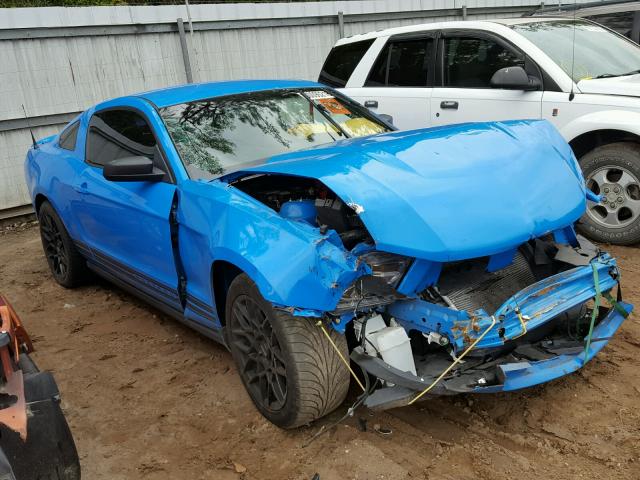 1ZVBP8AMXC5283905 - 2012 FORD MUSTANG BLUE photo 1