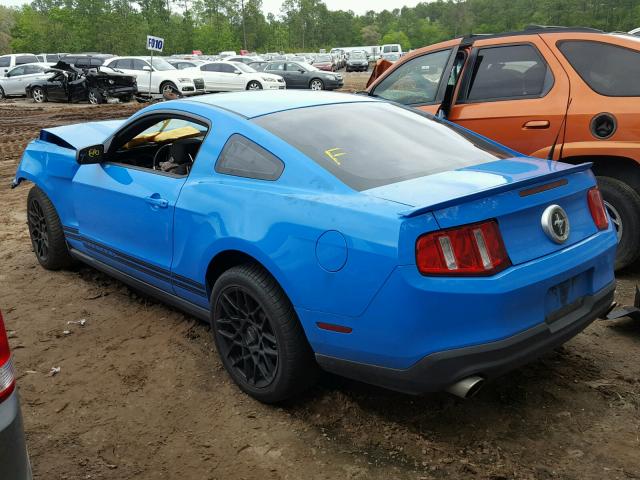 1ZVBP8AMXC5283905 - 2012 FORD MUSTANG BLUE photo 3