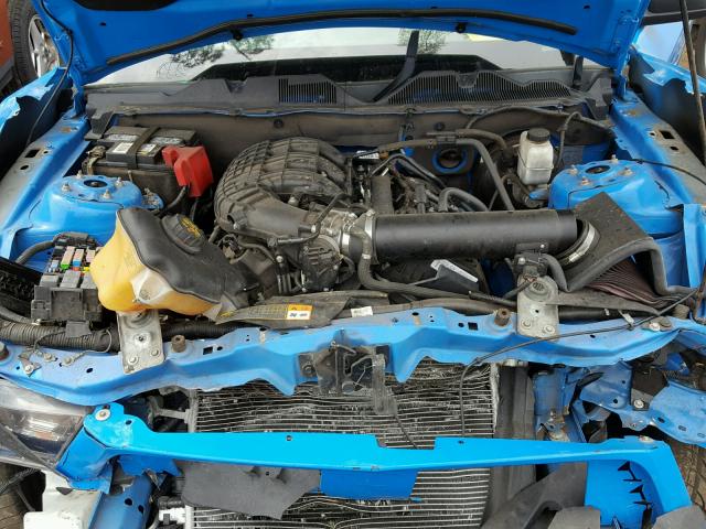 1ZVBP8AMXC5283905 - 2012 FORD MUSTANG BLUE photo 7