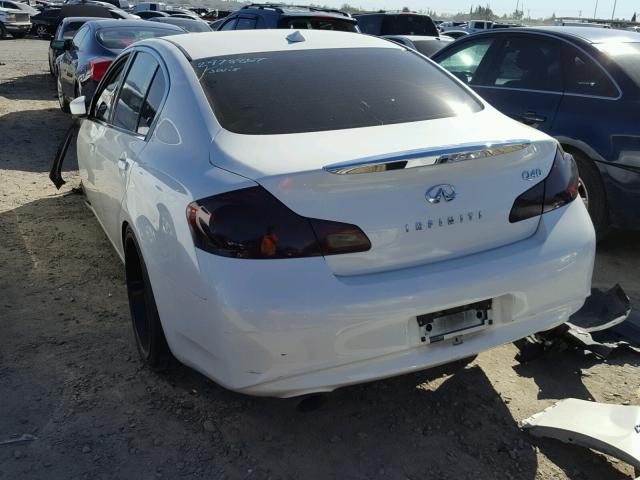 JN1CV6AP2FM501893 - 2015 INFINITI Q40 WHITE photo 3