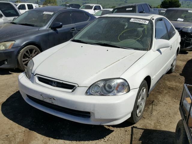 1HGEJ8247WL052767 - 1998 HONDA CIVIC EX WHITE photo 2