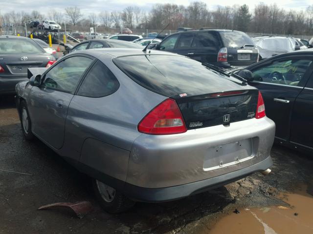 JHMZE14753T000325 - 2003 HONDA INSIGHT GRAY photo 3