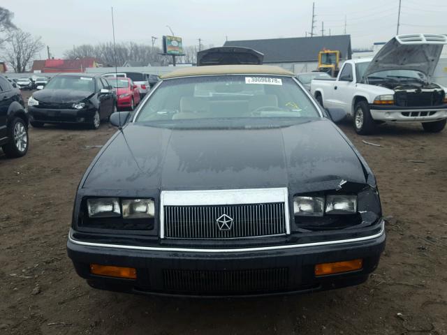 1C3XJ45K1LG412036 - 1990 CHRYSLER LEBARON 黑色 照片 9