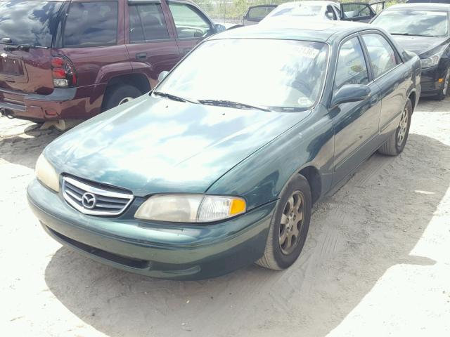 1YVGF22D4X5876781 - 1999 MAZDA 626 ES GREEN photo 2