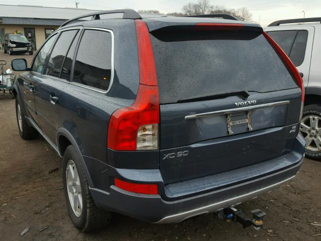 YV4CZ982X71356373 - 2007 VOLVO XC90 3.2 TEAL photo 3