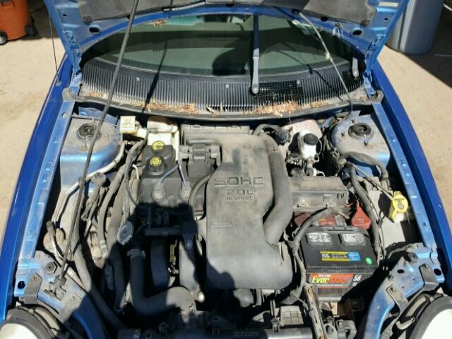 1P3ES42C8WD605254 - 1998 PLYMOUTH NEON HIGHL BLUE photo 7