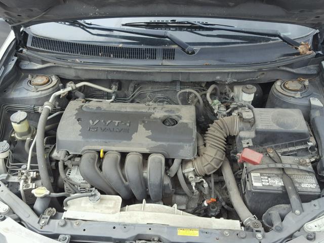 5Y2SL638X5Z439326 - 2005 PONTIAC VIBE GRAY photo 7