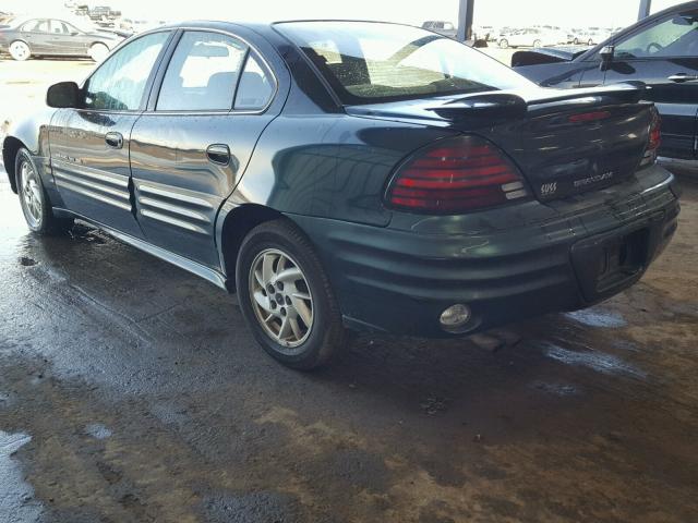 1G2NF52T41C236566 - 2001 PONTIAC GRAND AM S GREEN photo 3