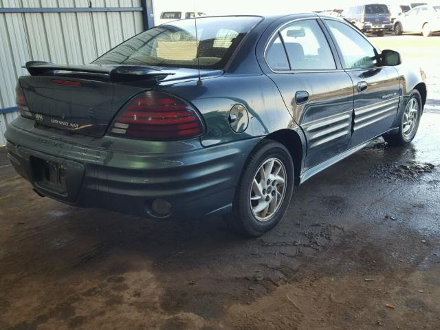 1G2NF52T41C236566 - 2001 PONTIAC GRAND AM S GREEN photo 4