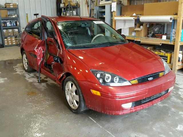 3FAFP31303R127891 - 2003 FORD FOCUS ZX3 RED photo 1