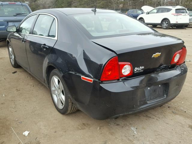1G1ZB5E16BF383791 - 2011 CHEVROLET MALIBU LS შავი ფოტო 3
