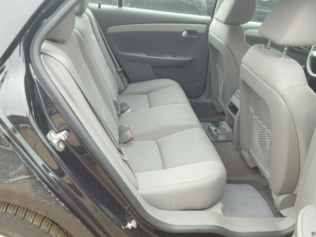 1G1ZB5E16BF383791 - 2011 CHEVROLET MALIBU LS შავი ფოტო 6