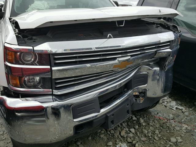 1GC1KUEG8FF107721 - 2015 CHEVROLET SILVERADO WHITE photo 9