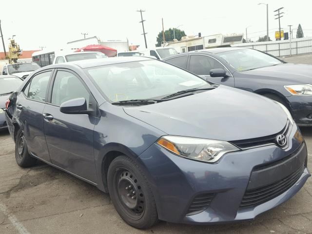 5YFBURHEXEP009366 - 2014 TOYOTA COROLLA L GRAY photo 1