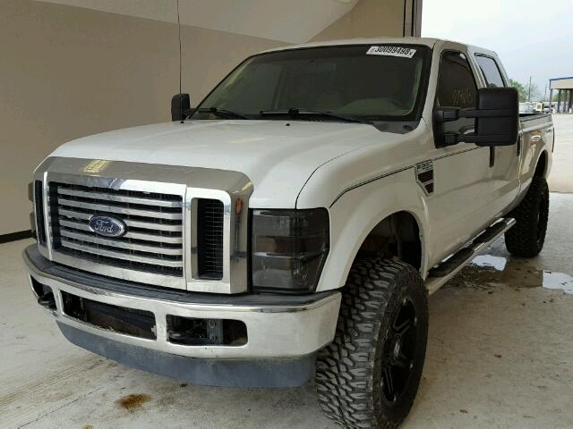 1FTSW21R99EA80611 - 2009 FORD F250 SUPER WHITE photo 2