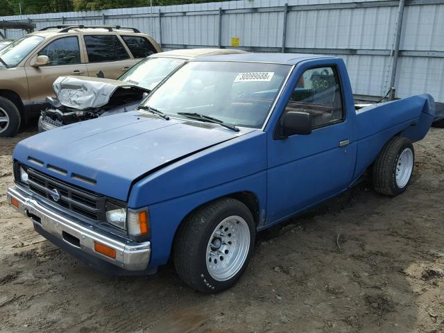 1N6SD11S5MC323965 - 1991 NISSAN TRUCK SHOR BLUE photo 2