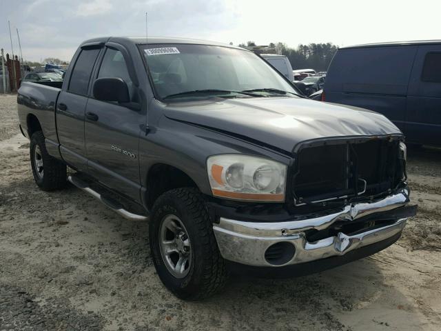 1D7HU18N56S639085 - 2006 DODGE RAM 1500 S GRAY photo 1