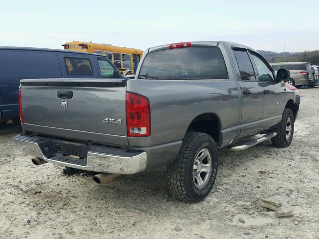 1D7HU18N56S639085 - 2006 DODGE RAM 1500 S GRAY photo 4