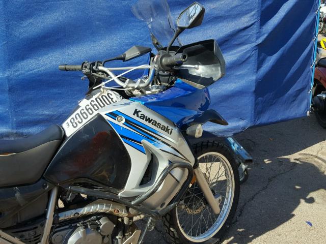 JKAKLEE178DA08712 - 2008 KAWASAKI KL650 E BLUE photo 5