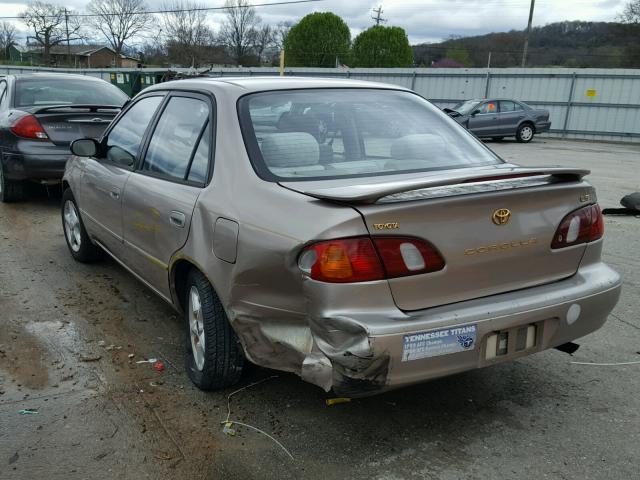 1NXBR18E5WZ026949 - 1998 TOYOTA COROLLA LE TAN photo 3