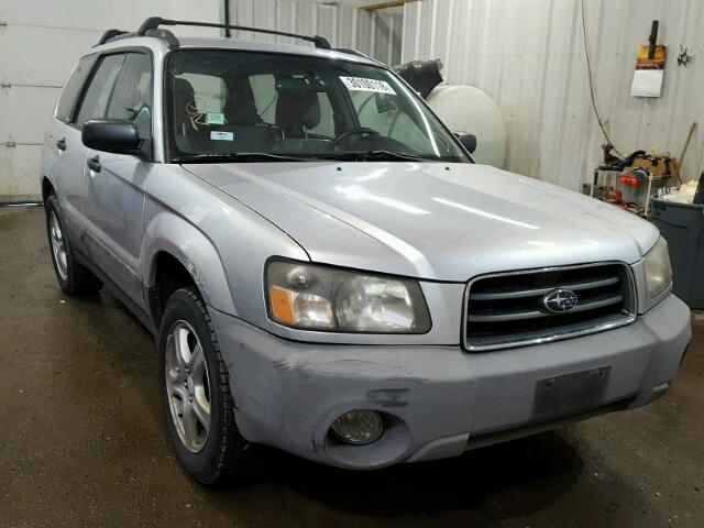 JF1SG63634H732515 - 2004 SUBARU FORESTER 2 SILVER photo 1