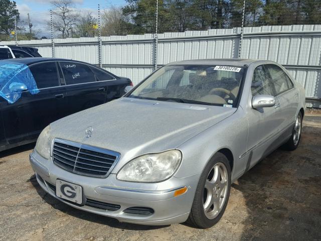 WDBNG70J65A448763 - 2005 MERCEDES-BENZ S 430 SILVER photo 2